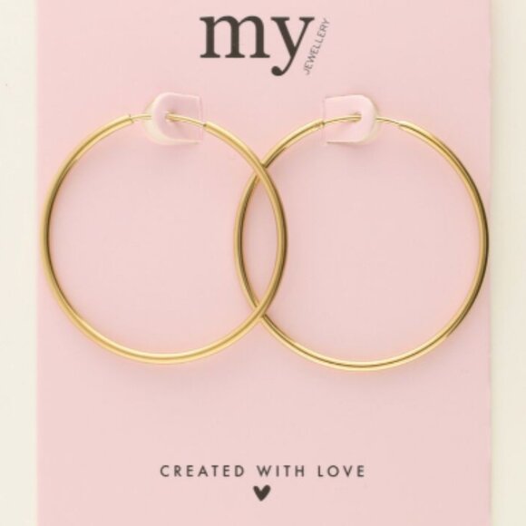 my jewelry Basic hoop earrings large - Picture 1 of 3